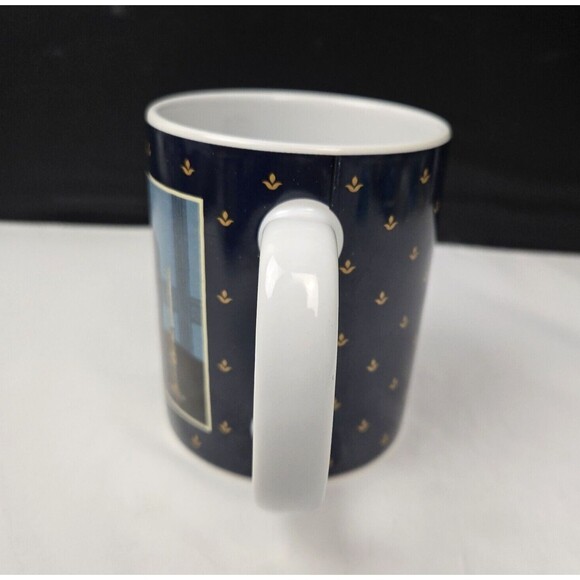 Vintage Lang & Wise Lord Buffington Cat Mug Lowell Herrero Painting 1997 NEW - Picture 6 of 16